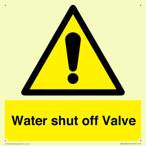 Water shut off Valve